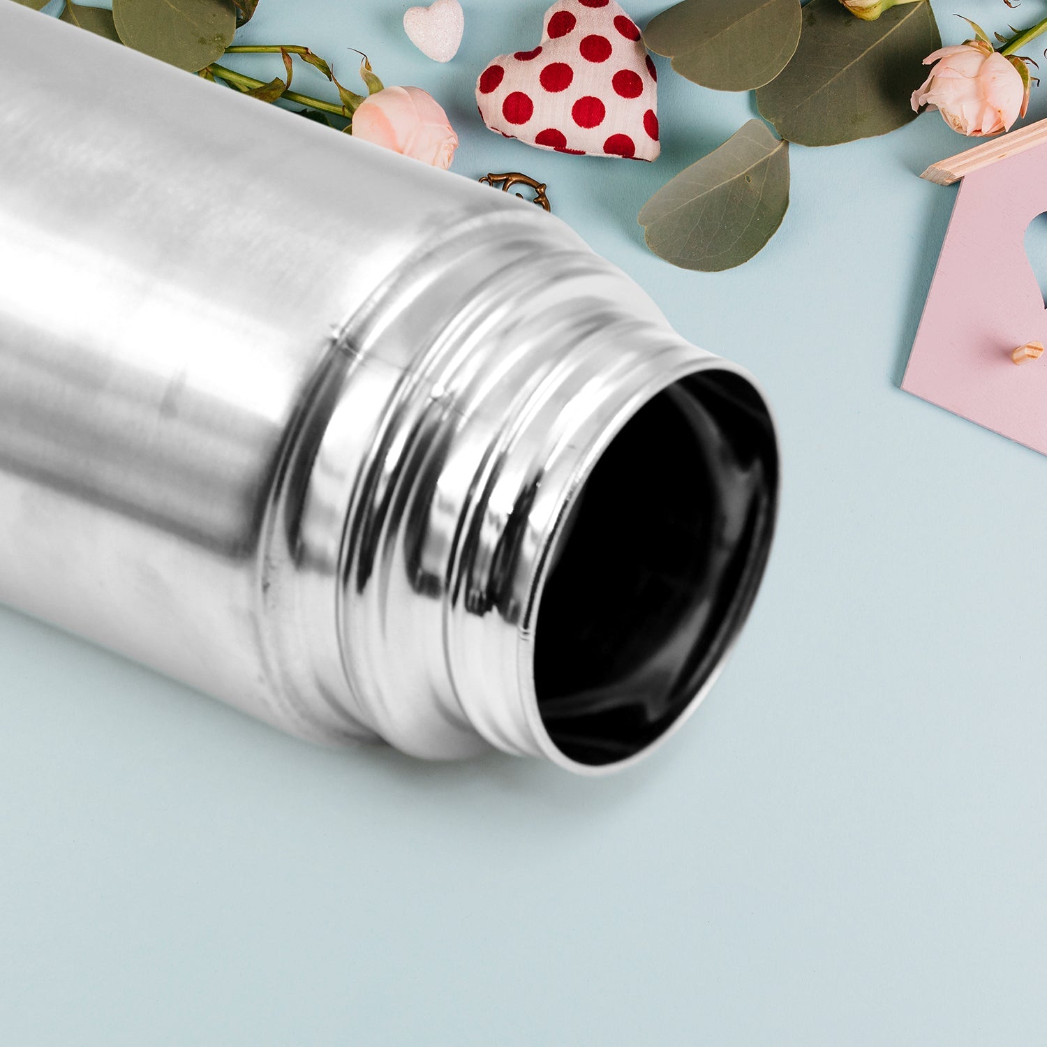Vacuum Flask With Cover, 18/8 Stainless Steel | Hot and Cold Water Bottle with Push-Down Lid | Double Walled Stainless Steel Bottle for Travel, Home, Office, School, Picnic (750 ML) Vacuum Flask With Cover, 18/8 Stainless Steel | Hot and Cold Water Bottle with Push-Down Lid | Double Walled Stainless Steel Bottle for Travel, Home, Office, School, Picnic (750 ML)